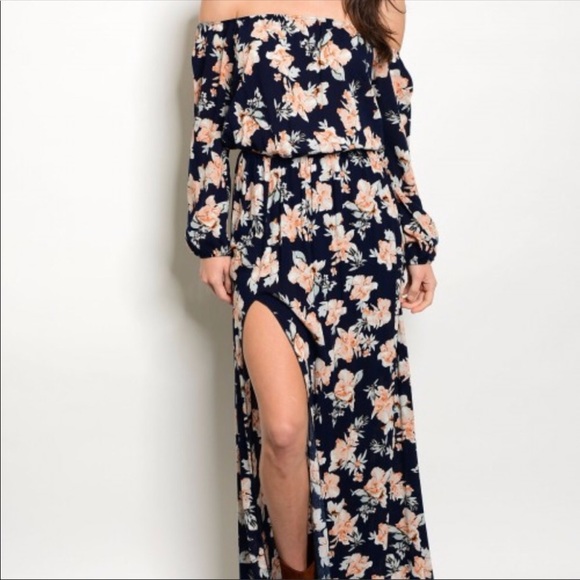 Floral off the shoulder dress size S - Picture 3 of 7